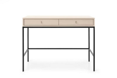 Elegant Mono Desk H780mm W1040mm D500mm in Beige - Stylish Workspace Solution