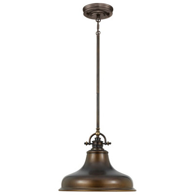 Elegant Palladian Bronze 1 Bulb Ceiling Pendant Light with LED E27 100W