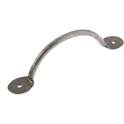 Elegant Pewter Bow Cabinet Handle 127x35mm - Kitchen Drawer Pull Handle