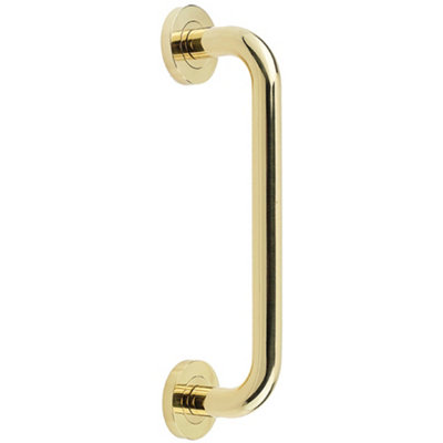 Elegant Polished Brass Pull Handle 305x19mm for Cabinets and Doors - Door Handle