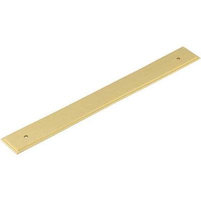 Elegant Satin Brass Backplate for Cabinet Handle 268x30mm - Kitchen Drawer Pull Handle