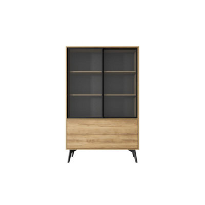 Elegant Slide Display Cabinet 1000mm x 1650mm x 390mm - Elegant Storage ...
