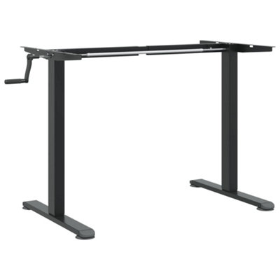 Elegant Standing Desk Frame Black (94-135)x60x(70-114) cm Steel