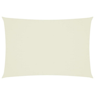 Elegant Sunshade Sail Oxford Fabric Rectangular 3x5 m Cream