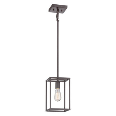 Elegant Western Bronze 1 Bulb LED Ceiling Pendant Light Fitting