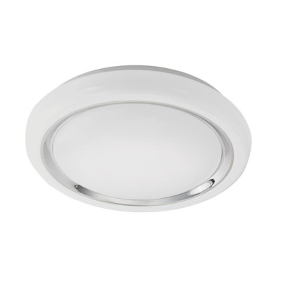 Elegant White Chrome LED Wall Flush Ceiling Light 23W