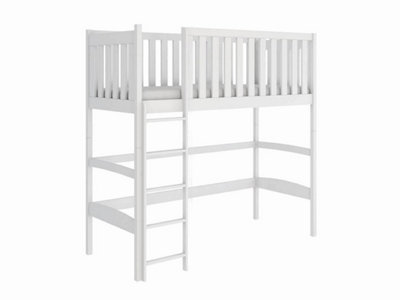 Elegant White Laura Loft Bed - Safe & Stylish Space Saver (H1780mm W1980mm D970mm)