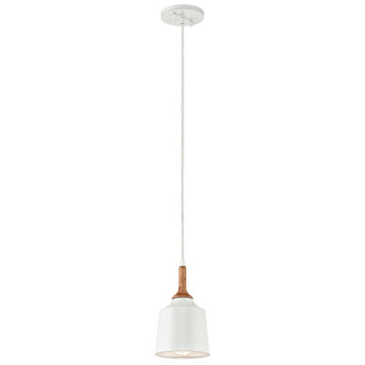 Elegant White LED Pendant Light with E27 Socket for Modern Interiors