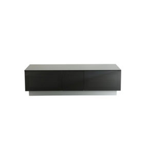 Element TV-Stand with 1 Flap Black 1250