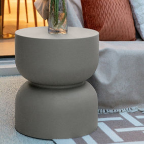 Elementi Chronos GRC Side Table in Space Gray