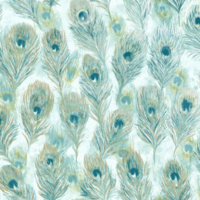 Elements Pinion Wallpaper Teal Holden 90390