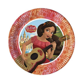 Elena Of Avalor Paper Party Plates (Pack of 8) Multicoloured (One Size)