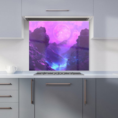 Elena Sable 00040 Premium Glass Kitchen Splashback W900mm x H750mm