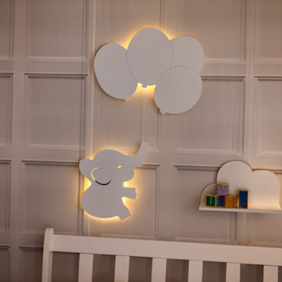 Elephant & Balloon Kid's Night Light