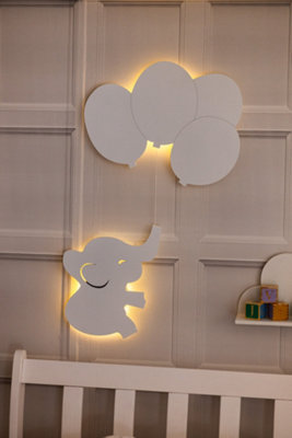 Elephant & Balloon Kid's Night Light - 6