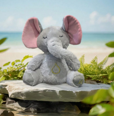 Interactive Breathing Plush Toy | Religious Sleep Aid with Light and Music