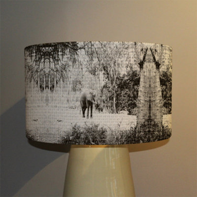 Elephant jungle (Ceiling & Lamp Shade) / 45cm x 26cm / Lamp Shade