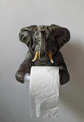Elephant Toilet Roll Holder Wall Mounted Toilet Tissue Paper Dispenser Holder Children's Bathroom Decor