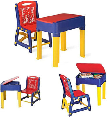 Elex Children Study Table and chair Kids Study table Desk toddler chair ...