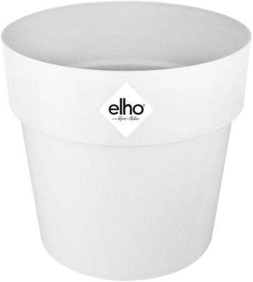 Elho B.for Original Round 14cm White Recycled Plastic Plant Pot