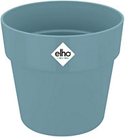 Elho B.for Original Round 18cm Dove Blue Recycled Plastic Plant Pot