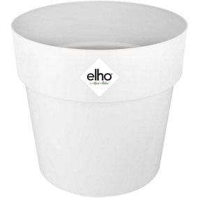Elho B.for Original Round 18cm White Recycled Plastic Plant Pot