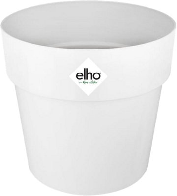 Elho B.for Original Round 22cm White Recycled Plastic Plant Pot