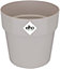 Elho B.for Original Round 25cm Warm Grey Recycled Plastic Plant Pot