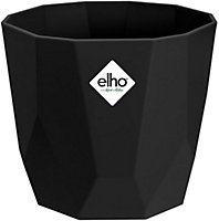 Elho B.for Rock 14cm Living Black Recycled Plastic Plant Pot