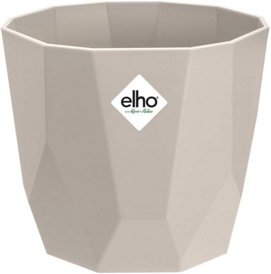 Elho B.for Rock 16cm - Flower Pot for Indoor - 17.0 x H 14.7 cm - Warm Grey