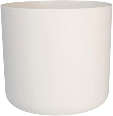 Elho B.for Soft Round 14cm Plastic Plant Pot in White