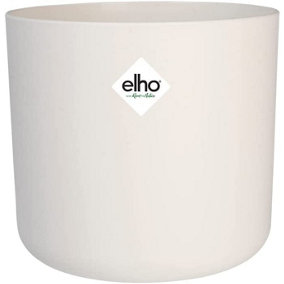 Elho B.for Soft Round 18cm Plastic Plant Pot in White