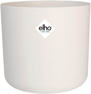 Elho B.for Soft Round 25cm Plastic Plant Pot in White