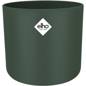 Elho B.for Soft Round Leaf Green 14cm Recycled Plastic Plant Pot