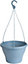 Elho Corsica Hanging Basket 30 - Flower Pot for Balcony & Outdoor - 30 x H 19.5 cm - Blue/Vintage Blue