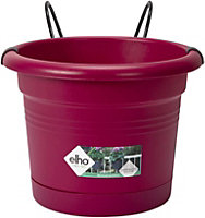 Elho Green Basics Balcony Potholder All-In-1 in Cherry Red