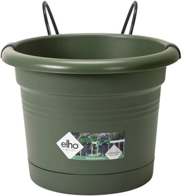 Elho Green Basics Balcony Potholder All-In-1 in Leaf Green