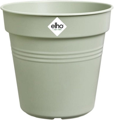 Elho Green Basics Grow Pot 40cm Stone Green Recycled Plastic Plant Pot