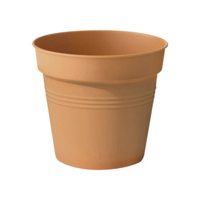 Elho Green Basics Grow Pot Mild Terracotta 40cm Recycled Plastic Plant Pot