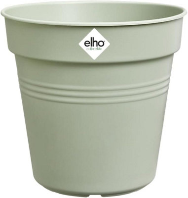 elho Green Basics Growpot 17 - Flower Pot for Grow your Own - 17.0 x H 15.8 cm - Stone Green