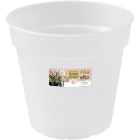 Elho Green Basics Orchid 13cm Transparent Recycled Plastic Plant Pot