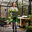 Elho Green Basics Square All  in 1 Recycled Plastic Growpot 25cm Leaf Green