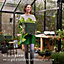 Elho Green Basics Square All  in 1 Recycled Plastic Growpot 35cm Leaf Green