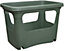 Elho Green Basics Stack and Grow Your Own Plastic Planter in Leaf Green