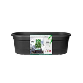 Elho Green Basics Veggie Wall 80cm Plastic Plant Pot in Living Black