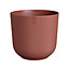 Elho Jazz Round 19cm Tuscan Red Recycled Plastic Plant Pot