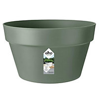 Elho Loft Urban Bowl 35cm Pistachio Green Recycled Plastic Plant Pot