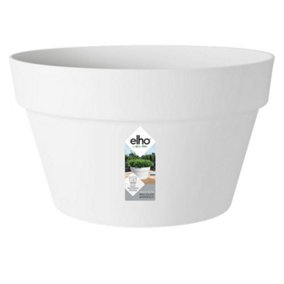 Elho Loft Urban Bowl 35cm White Recycled Plastic Plant Pot