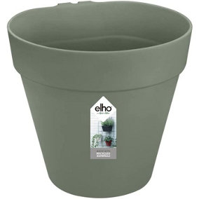 Elho Loft Urban Green Wall Single 15cm Plastic Plant Pot in Pistachio Green