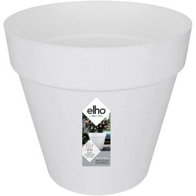 Elho Loft Urban Round 20cm Plastic Plant Pot in White